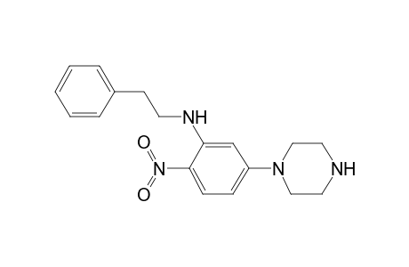N-[2-Nitro-5-(1-piperazinyl)phenyl]-N-(2-phenylethyl)amine