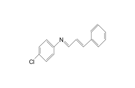 4-Chloro-N-cinnamylidene aniline