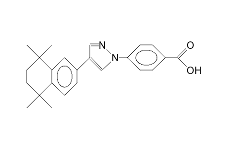 Benzoic acid, 4-[4-(5,6,7,8-tetrahydro-5,5,8,8-tetramethyl-2-naphthalenyl)-1H-pyrazol-1-yl]-