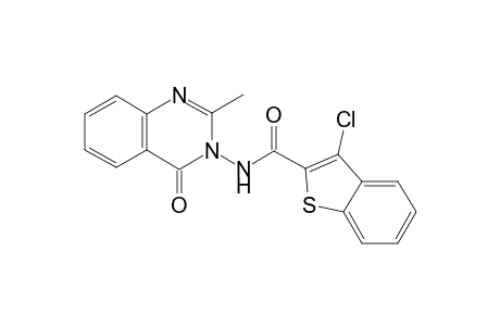 3-Chloro-N-[2-methyl-4(3H)-oxo-3-quinazolinyl]-2-thianaphthenecarboxamide