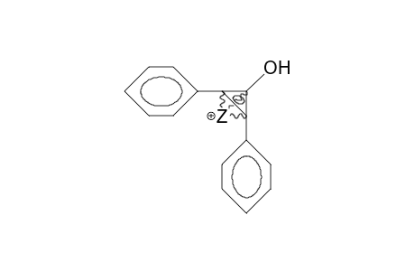 1-Hydroxy-2,3-diphenyl-cyclopropenium cation