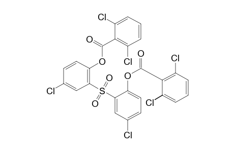 2,2'-sulfonylbis[4-chlorophenol], bis(2,6-dichlorobenzoate)