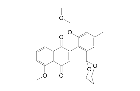 2-[2-(1,3-Dioxan-2-yl)-6-(methoxymethoxy)-4-methyl-phenyl]-5-methoxy-1,4-naphthoquinone