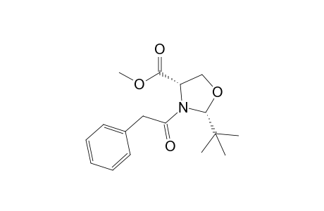 (2R,4S)-2-TERT.-BUTYL-3-PHENYLACETYL-4-METHOXYCARBONYL-1,3-OXAZOLIDINE