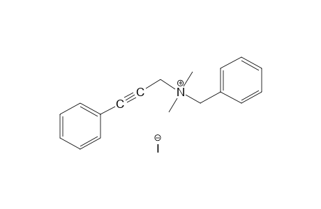 benzyldimethyl(3-phenyl-2-propynyl)ammonium iodide