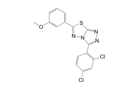 3-(2,4-dichlorophenyl)-6-(3-methoxyphenyl)[1,2,4]triazolo[3,4-b][1,3,4]thiadiazole