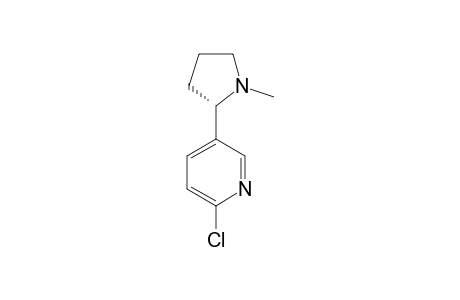 2-Chloranyl-5-[(2S)-1-methylpyrrolidin-2-yl]pyridine