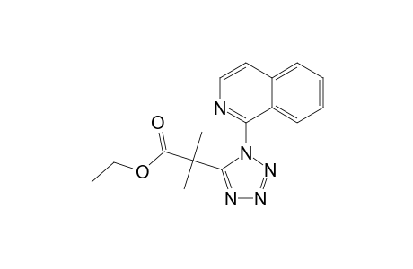 Ethyl 2-methyl-2-[1-(isoquinolin-1-yl)-1,2,3,4-tetrazol-5-yl]propanoate