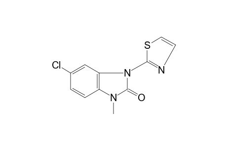 5-chloro-1-methyl-3-(2-thiazolyl)-2-benzimidazolinone