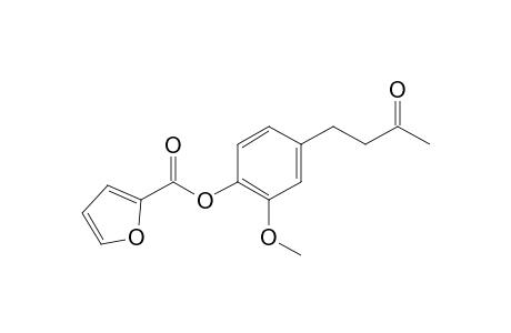 2-furoic acid, 2-methoxy-4-(3-oxobutyl)phenyl ester