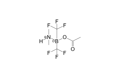 Acetic acid, [dimethylammoniobis(trifluoromethyl)borata ester