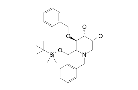 (3R,4R,5R,8S)-1-Benzyl-5-benzyloxy-6-(tert-butyldimethylsilyloxymethyl)piperidin-3,4-diol