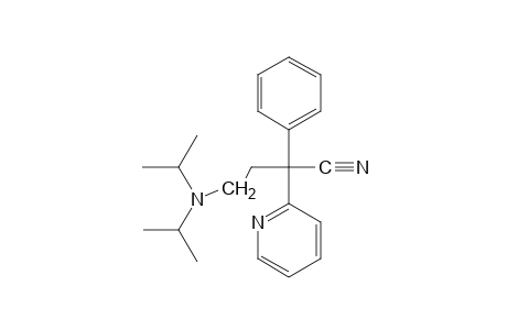 alpha-[2-(DIISOPROPYLAMINO)ETHYL]-alpha-PHENYL-2-PYRIDINEACETONITRILE