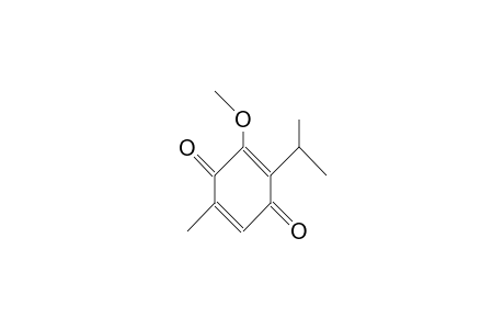 2-isopropyl-3-methoxy-5-methyl-p-benzoquinone