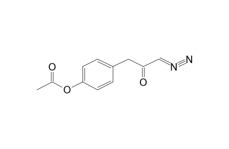 Acetic acid, 4-(3-diazo-2-oxopropyl),- phenyl ester