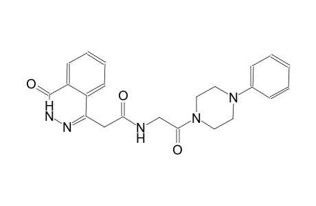 1-phthalazineacetamide, 3,4-dihydro-4-oxo-N-[2-oxo-2-(4-phenyl-1-piperazinyl)ethyl]-