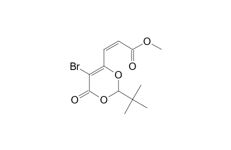 3-(5-BROMO-2-tert-BUTYL-6-OXO-6H-[1,3]DIOXIN-4-YL)ACRYLIC ACID, METHYL ESTER