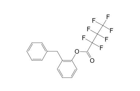 2-(Phenylmethyl)phenol, heptafluorobutyrate