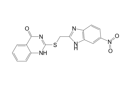 2-(6-Nitro-1H-benzoimidazol-2-ylmethylsulfanyl)-1H-quinazolin-4-one