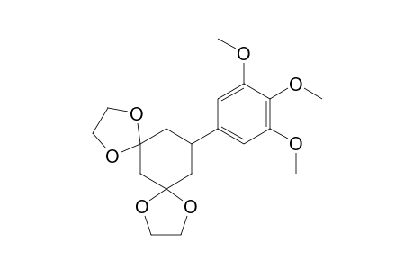 13-(3,4,5-Trimethoxyphenyl)-1,4,8,11-tetraoxadispiro[4.1.4.3]tetradecane