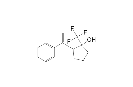 1-[1'-phenylethenyl]-2-trifluoromethyl-2-hydroxycyclopentane