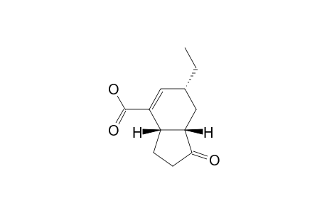 (3aS,6R,7aS)-6-ethyl-1-keto-2,3,3a,6,7,7a-hexahydroindene-4-carboxylic acid