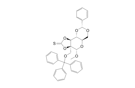 METHYL-4,6-O-BENZYLIDENE-2-C-TRIPHENYL-METHOXYMETHYL-2,3-O-THIONOCARBONYL-ALPHA,D-MANNOPYRANOSIDE