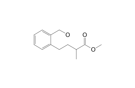 Methyl 4-(2-hydroxymethylphenyl)-2-methylbutanoate