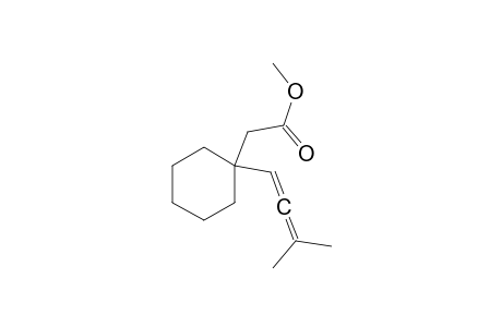 Cyclohexaneacetic acid, 1-(3-methyl-1,2-butadienyl)-, methyl ester