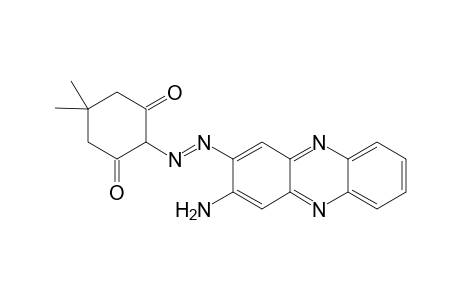 2-[(E)-(3-Aminophenazin-2-yl)diazenyl]-5,5-dimethyl-cyclohexane-1,3-dione