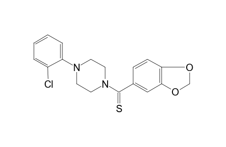 1-(o-chlorophenyl)-4-(thiopiperonyloyl)piperazine