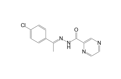 2-pyrazinecarboxylic acid, 2-[(E)-1-(4-chlorophenyl)ethylidene]hydrazide