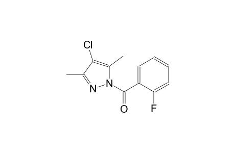 4-chloro-1-(2-fluorobenzoyl)-3,5-dimethyl-1H-pyrazole