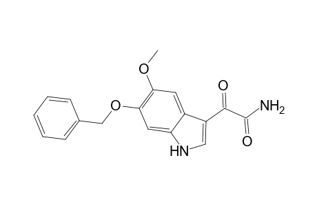 1H-Indole-3-acetamide, 5-methoxy-.alpha.-oxo-6-(phenylmethoxy)-