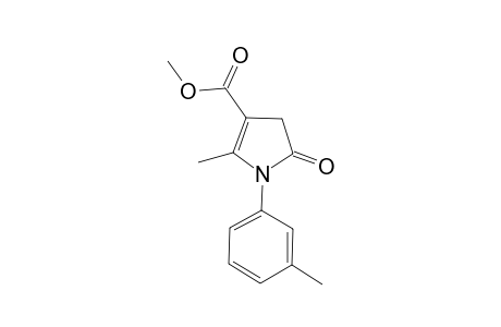 2-Pyrroline-3-carboxylic acid, 2-methyl-3-(3-methylphenyl)-5-oxo-, methyl ester