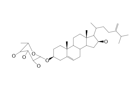 24-Methylenecholest-5-en-3.beta.,16.beta.-diol-3-o-.alpha.,L-fucoside