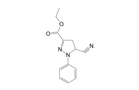 5-cyano-1-phenyl-2-pyrazoline-8-carboxylic acid, ethyl ester