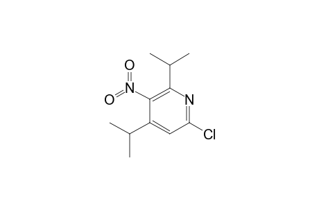 6-Chloranyl-3-nitro-2,4-di(propan-2-yl)pyridine