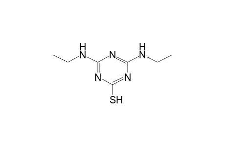 1,3,5-Triazine-2-thiol, 4,6-bis(ethylamino)-
