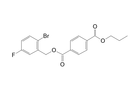 Terephthalic acid, 2-bromo-5-fluorobenzyl propyl ester