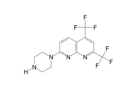2,4-BIS(TRIFLUOROMETHYL)-7-(1-PIPERAZINYL)-1,8-NAPHTHYRIDINE