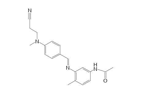 3'-{{p-[(2-cyanoethyl)methylamino]benzylidene}amino}-p-acetotoluidide