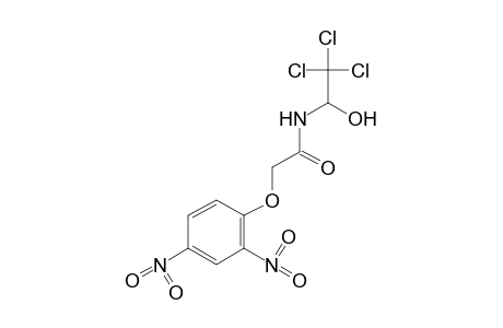 2-(2,4-Dinitrophenoxy)-N-(1-hydroxy-2,2,2-trichloroethyl)acetamide