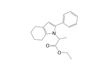 Ethyl 2-(2-phenyl-4,5,6,7-tetrahydro-1H-indol-1-yl)propanoate