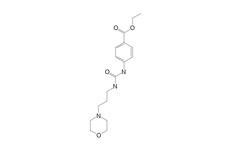 p-[3-(3-morpholinopropyl)ureido]benzoic acid, ethyl ester