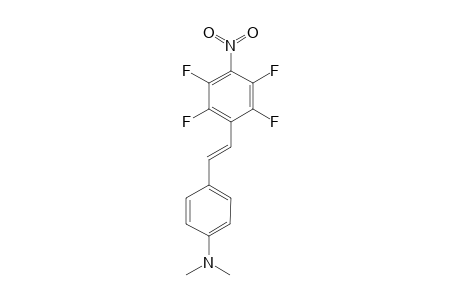 2,3,5,6-TETRAFLUORO-4-NITRO-4'-DIMETHYLAMINOSTILBENE