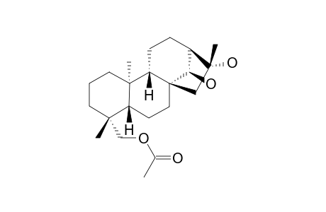 ent-19-Acetoxy-14.alpha.,16.beta.-dihydroxy-kaurane