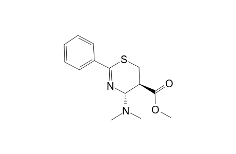 METHYL-4-(N-DIMETHYLAMINO)-2-PHENYL-5,6-DIHYDRO-4H-1,3-THIAZIN-5-CARBOXYLATE