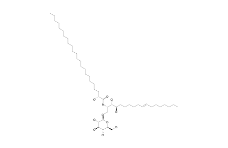 1-O-BETA-D-GLUCOPYRANOSYL-(2S,3S,4R,10E)-2-[(2'R)-2-HYDROXY-TETRACOSANOYLAMINO]-1,3,4-OCTADECANE-TRIOL-10-ENE