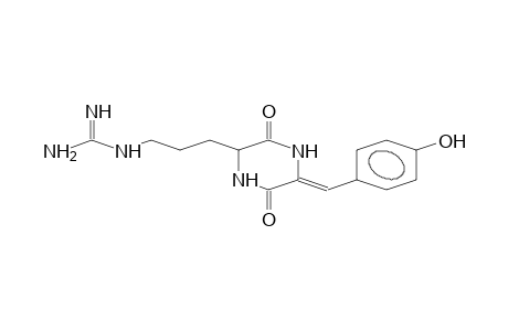 GUANIDINE, [3-[5-[(4-HYDROXYPHENYL)METHYLENE]-3,6-DIOXO-2-PIPERAZINYL]PROPYL]-